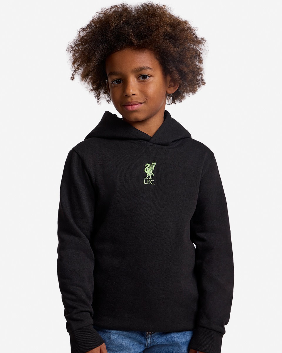 LFC Juniors Anfield Kapuzenpulli Schwarz - Image 1