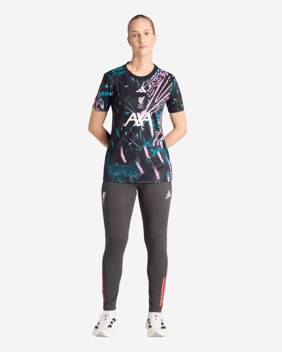 LFC adidas 25/26 Pre-Match Top Dame Svart - Image 3