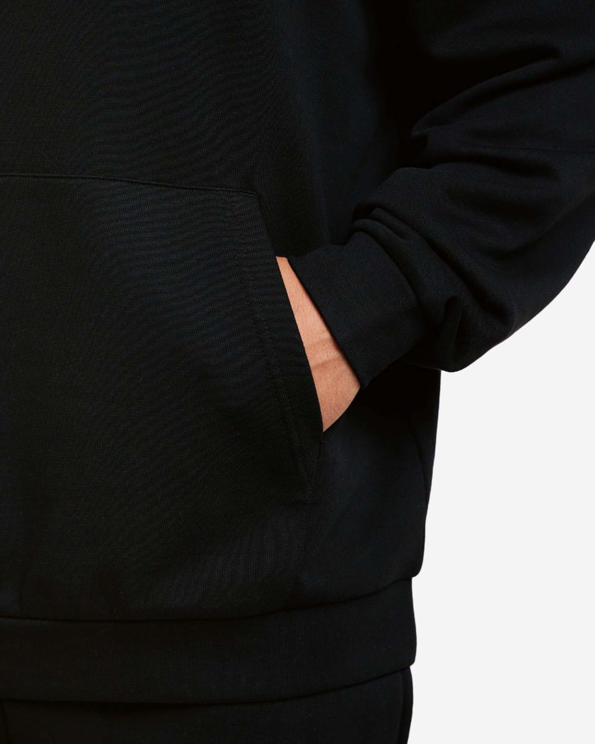Chandail à capuchon surdimensionné LFC avec logo oversize pour homme, noir - Image 4