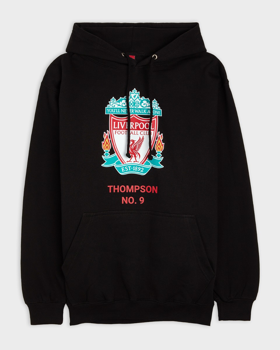 LFC Crest Personlig Svart Huvtröja - Image 2