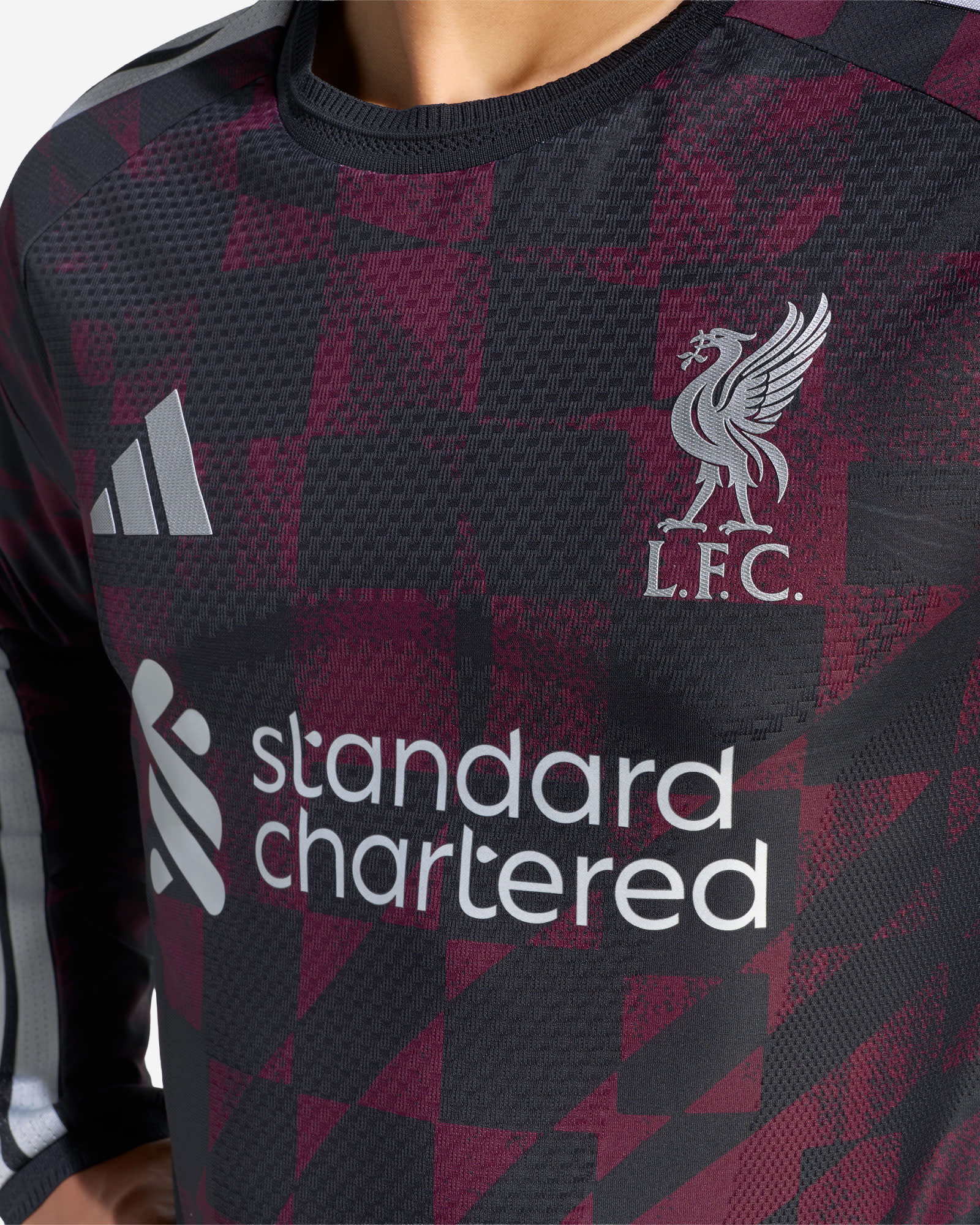 LFC adidas Mens 26/27 Authentic Long Sleeve Third Jersey - Image 4