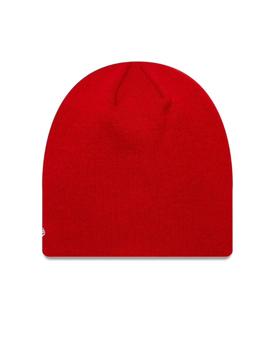 LFC New Era Liverbird CORE SKULL Beanie Red - Image 2