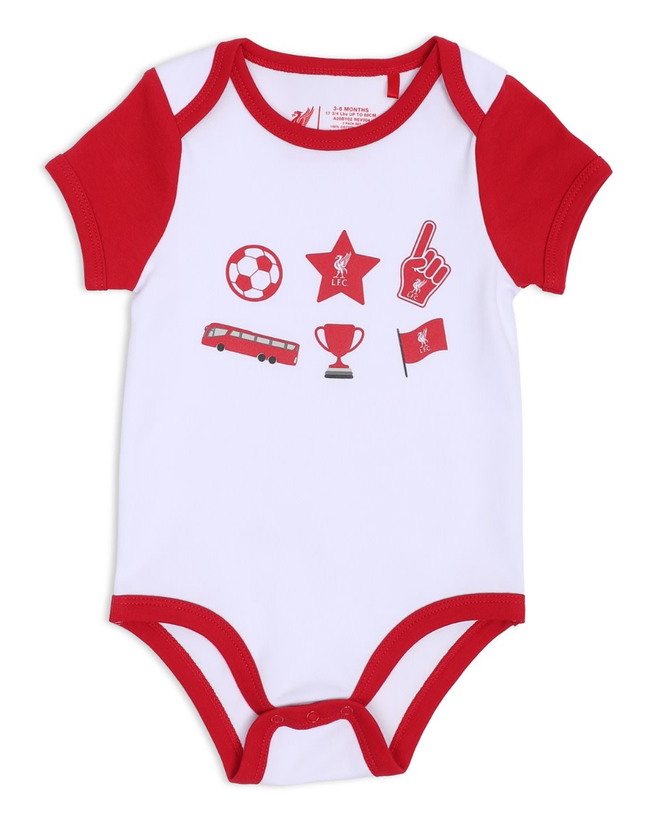 LFC Baby-Bodys, Rot, 2er-Pack - Image 2