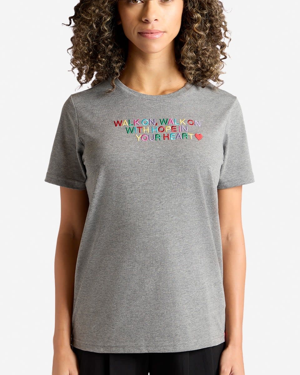 WOMENS WALK ON EMB TEE (Change Me) - Image 2