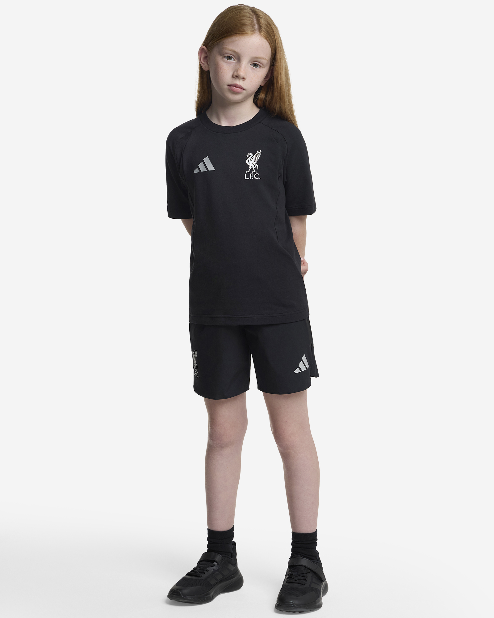 LFC アディダスユースタイロトラベルショーツブラック - Image 1