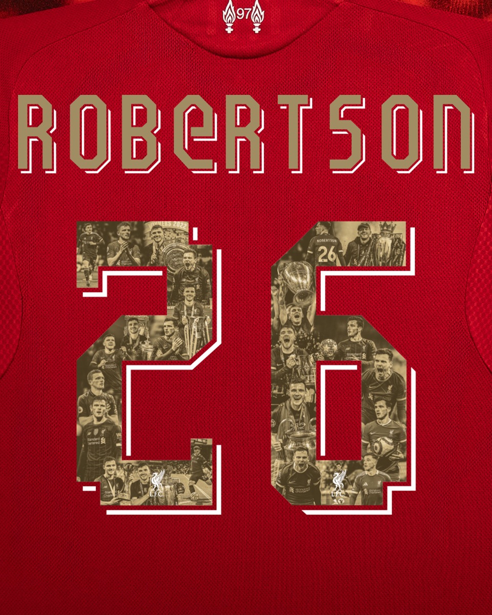 LFC Framed 25/26 Robertson Hero Shirt