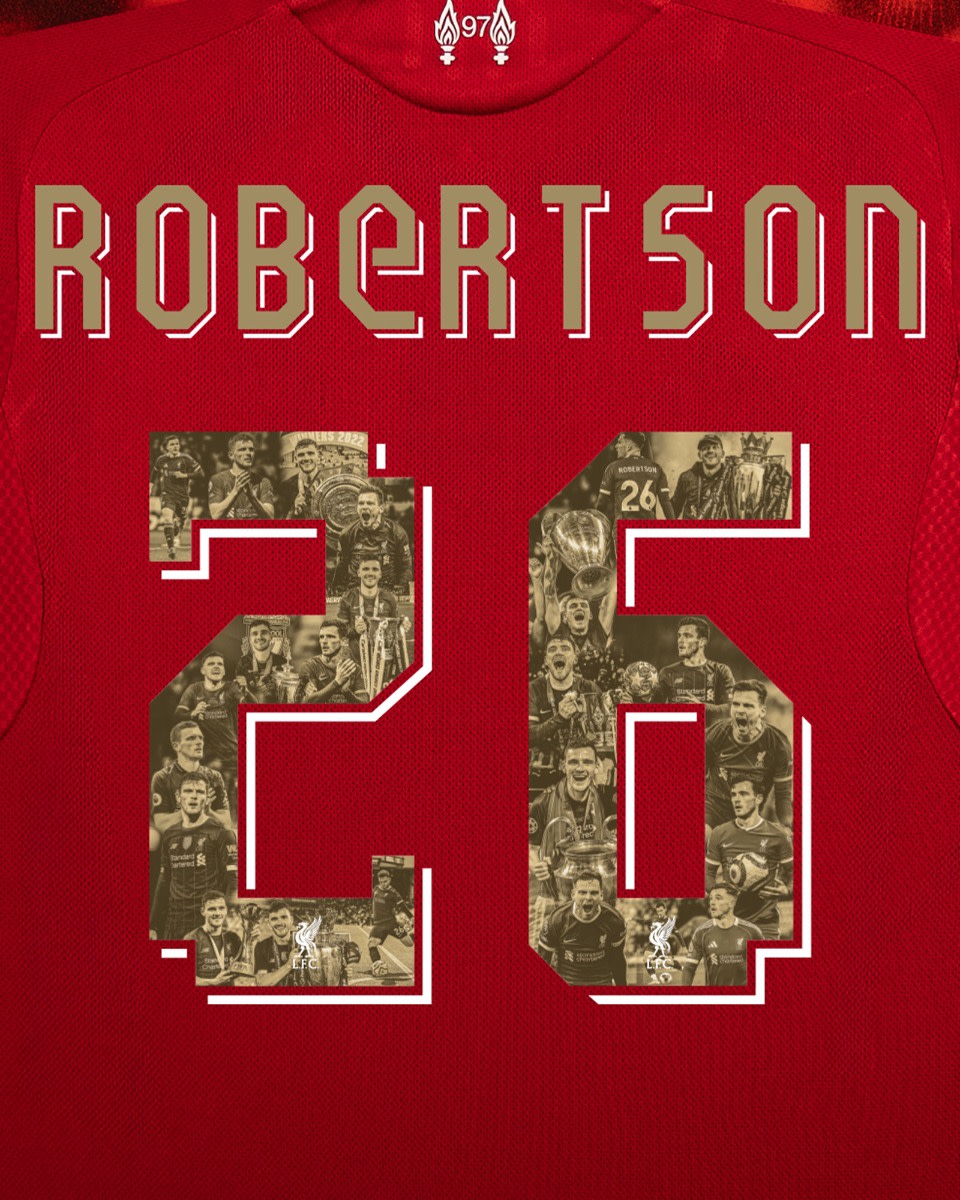 LFC Framed 25/26 Robertson Hero Shirt - Image 4