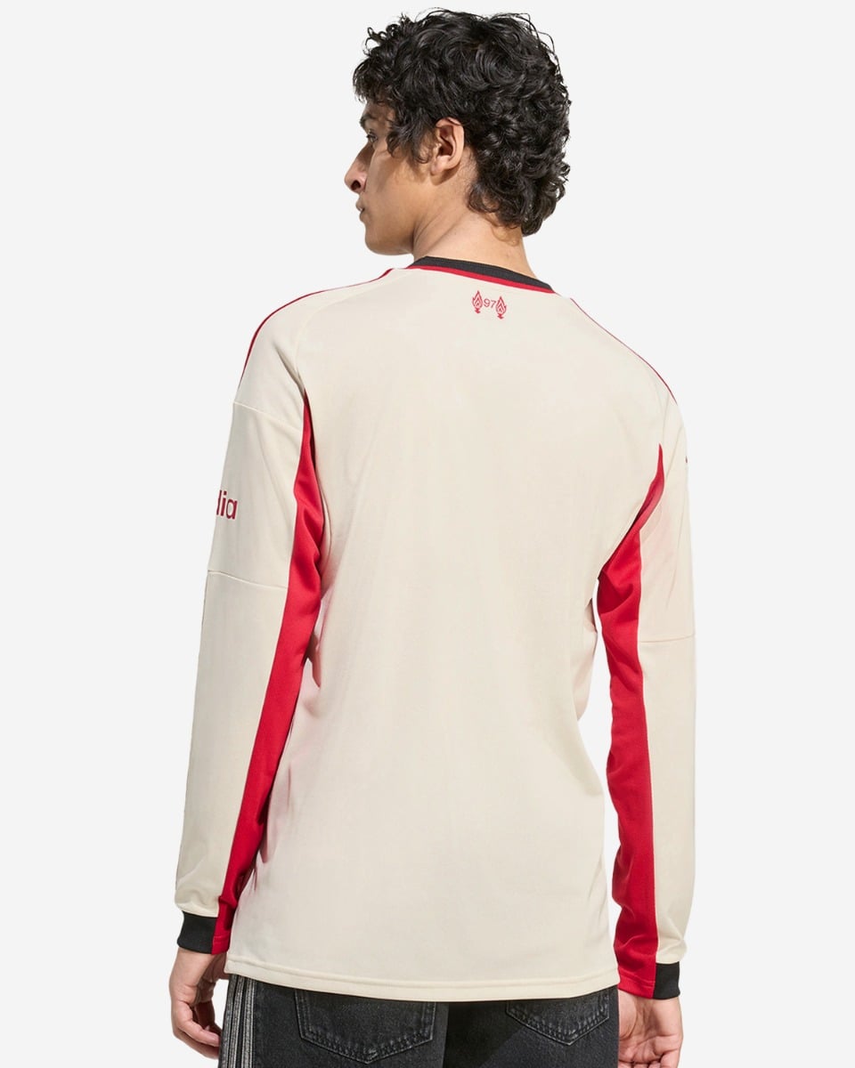 LFC adidas Mens 25/26 Away Long Sleeve Jersey