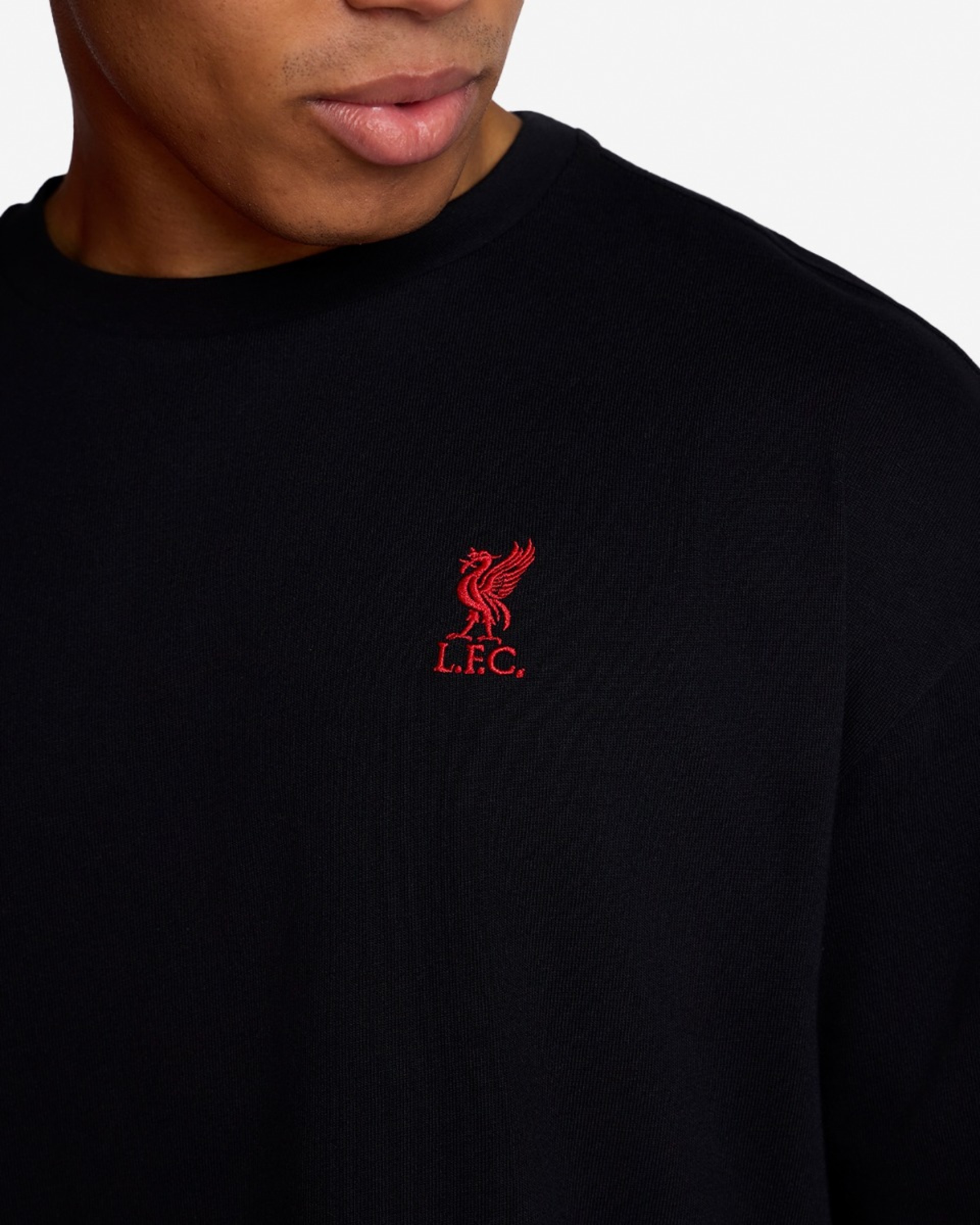 T-shirt surdimensionné LFC Liverbird Emblem pour homme, noir - Image 2