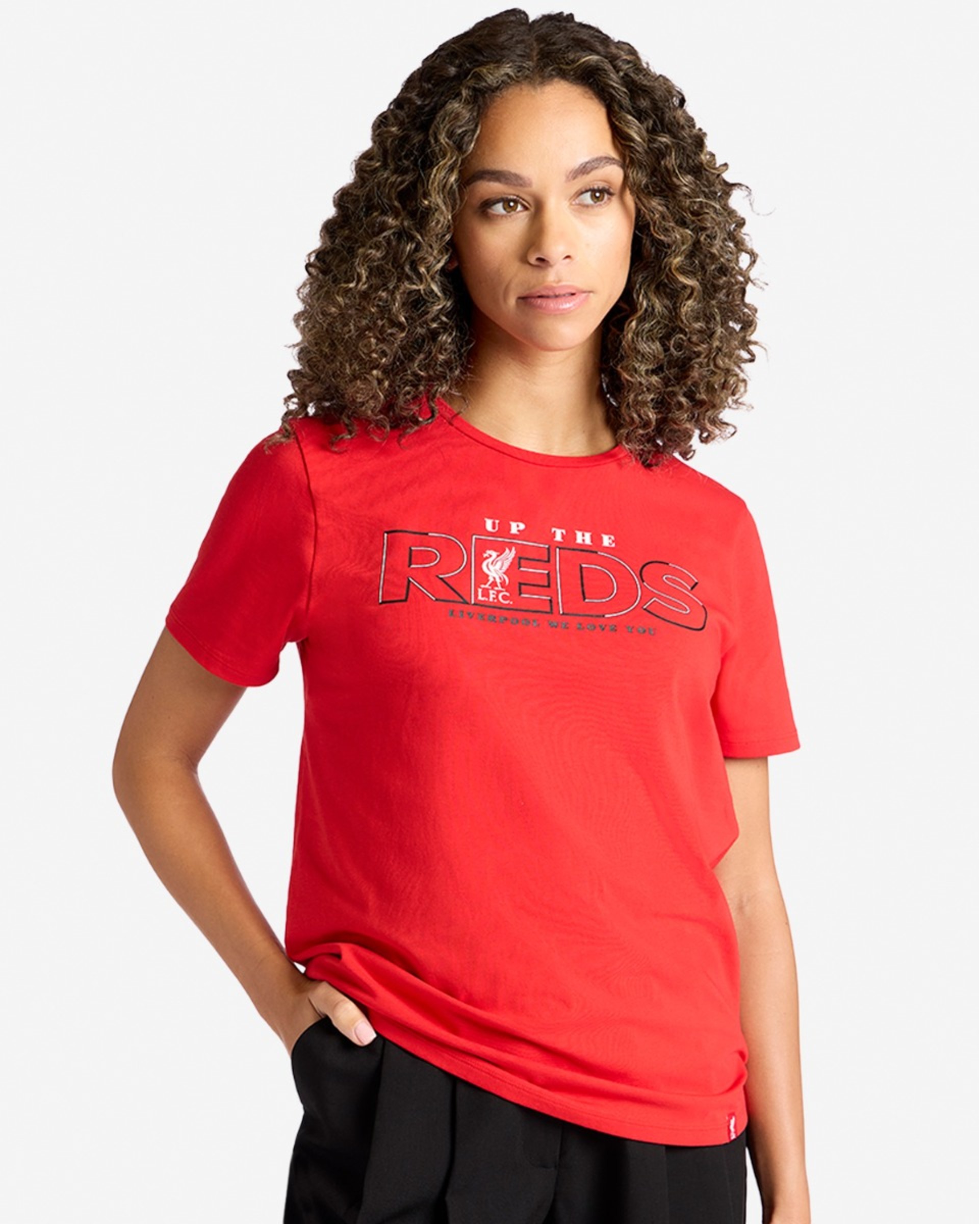 LFC Up The Reds T-shirt til kvinder rød - Image 2