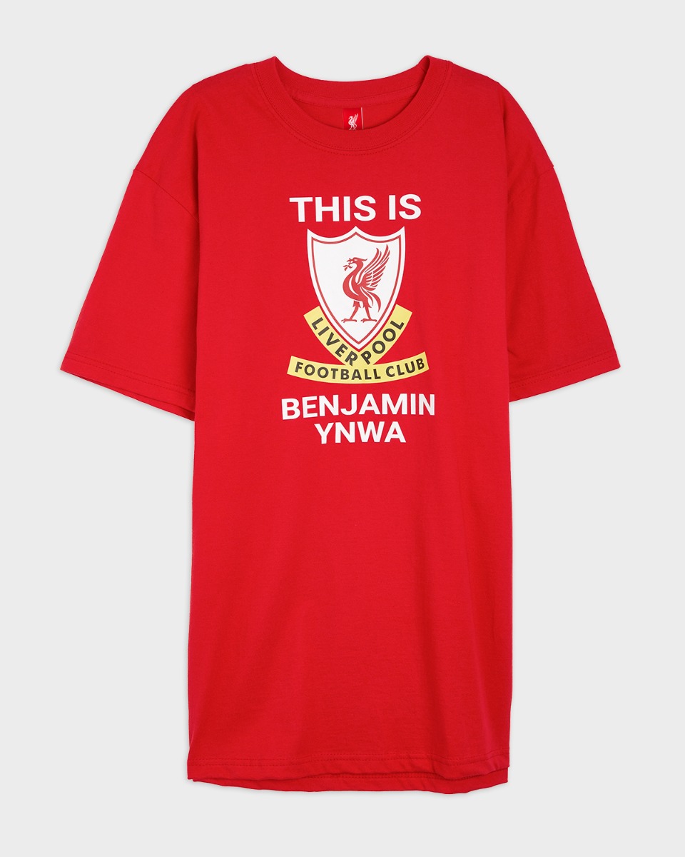 LFC This Is Anfield Personalised Red Tee - Image 2