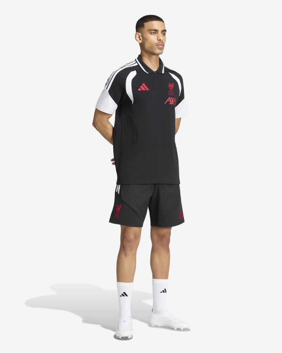 LFC 아디다스 남성용 26/27 티로 다운타임 쇼츠 블랙 - Image 3