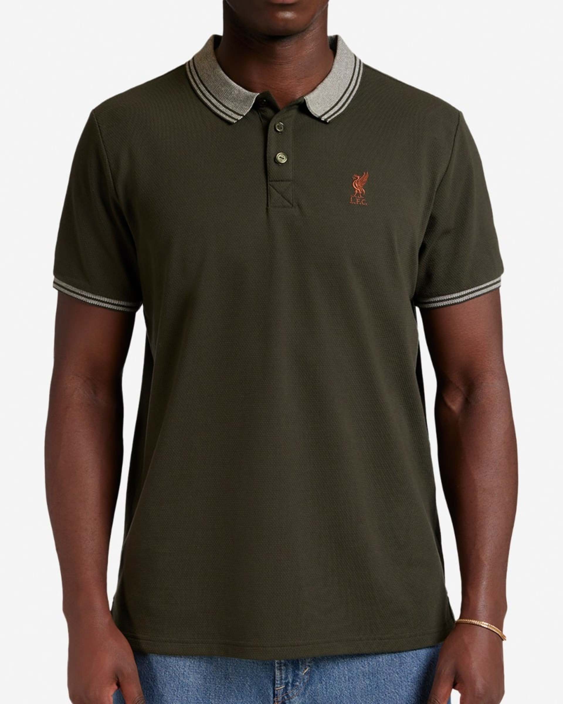 HONEYCOMB WAFFLE POLOSHIRT (Change Me) - Image 4