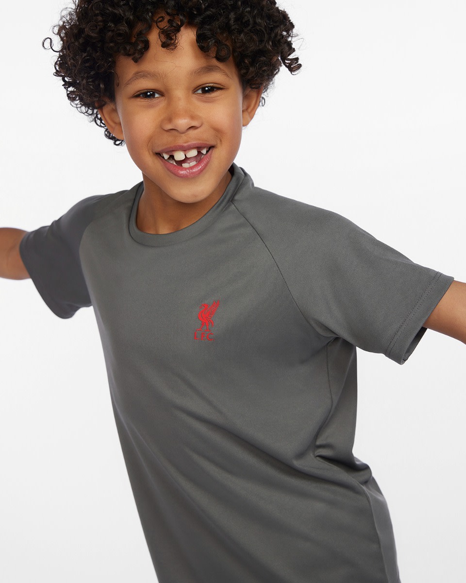 LFC Junior Raglan Tee Charcoal - Image 2