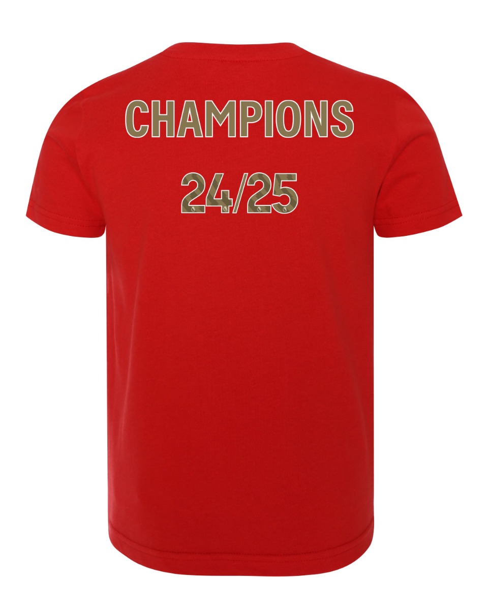LFC Juniors Champions 24/25 T-shirt Röd - Image 1