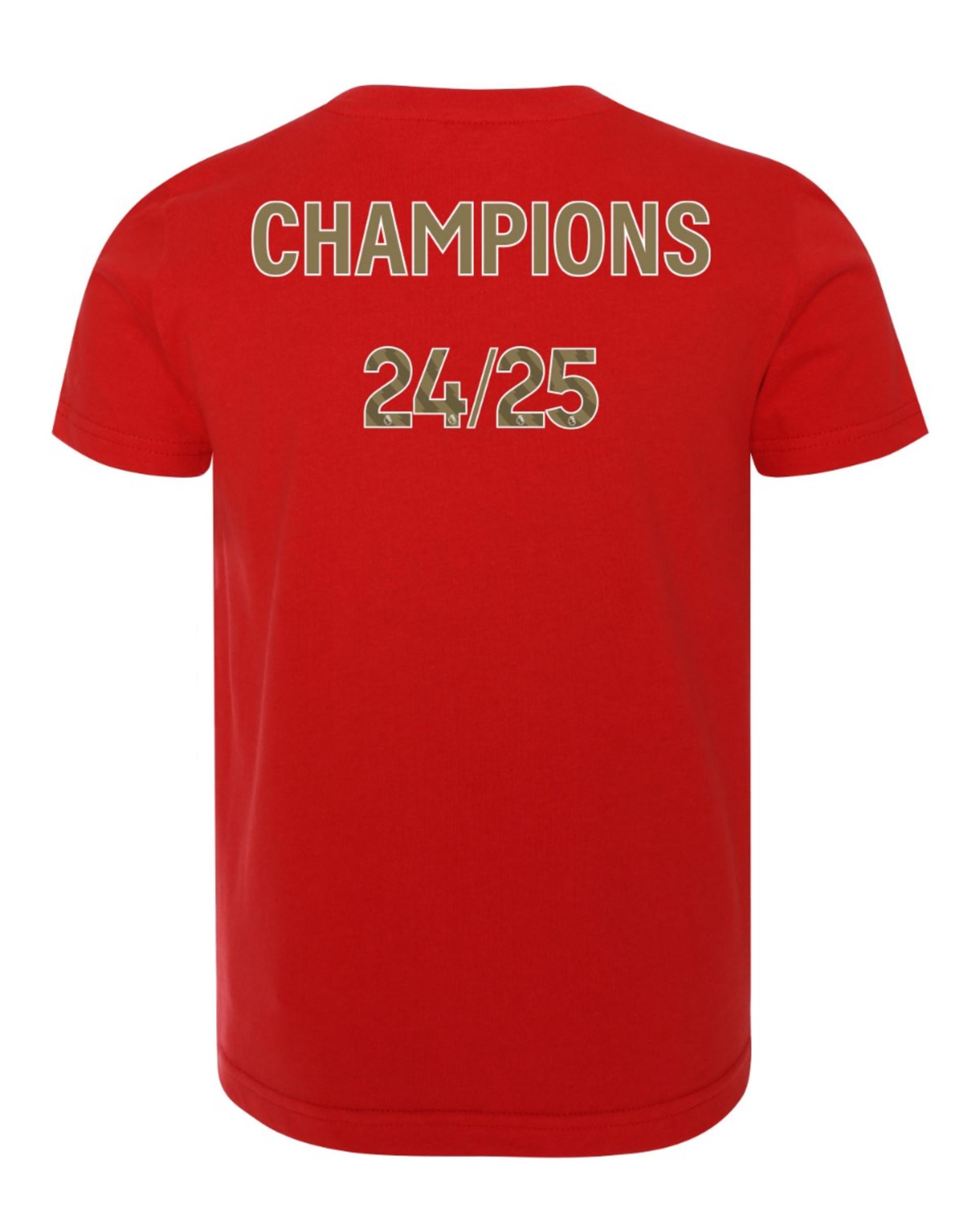 LFC Juniors Champions 24/25 Tee Rød - Image 1