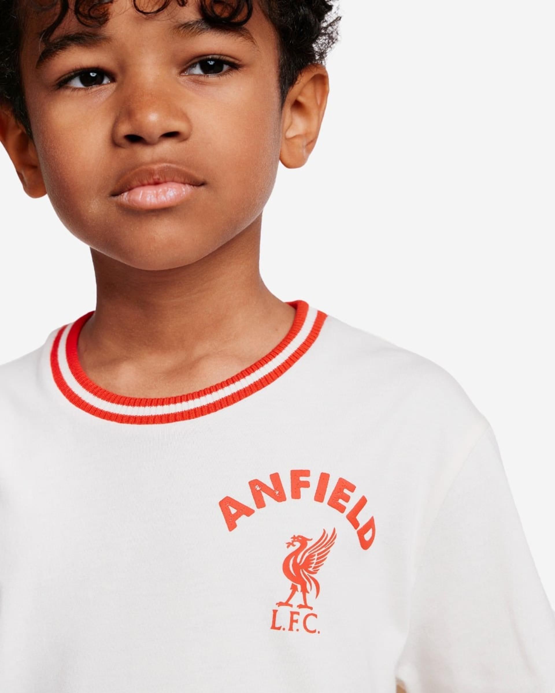 Minicamiseta estampada acanalada para bebés LFC, color crema - Image 2