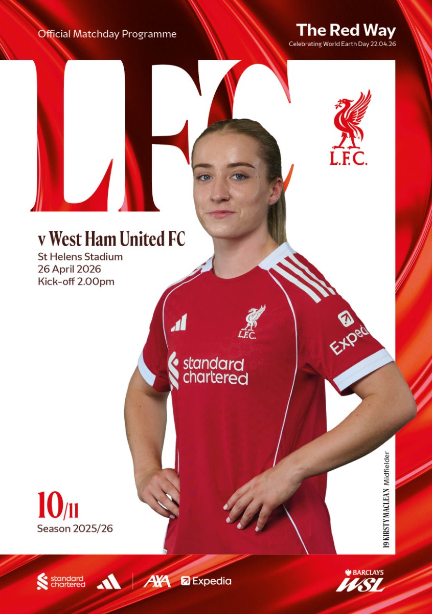 マッチデープログラム LFC女子 vs ウェストハム女子-WSL-26/04/2026 - Image 1