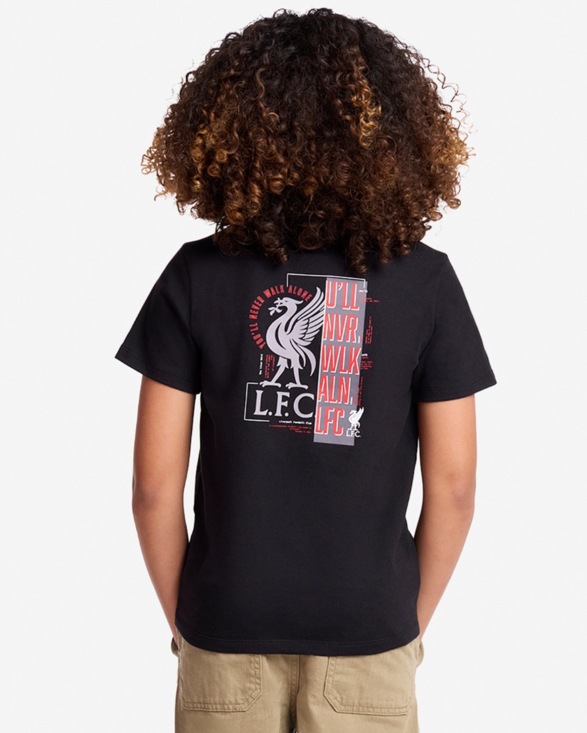 LFC Juniors YNWA T-Shirt Schwarz - Image 1