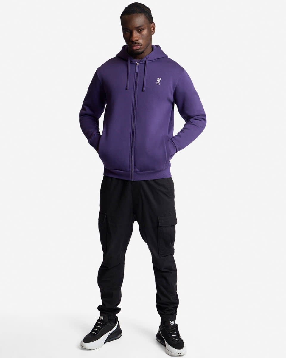 ZIP THROUGH HOODY PURPLE- 500 (Change Me) - Image 3