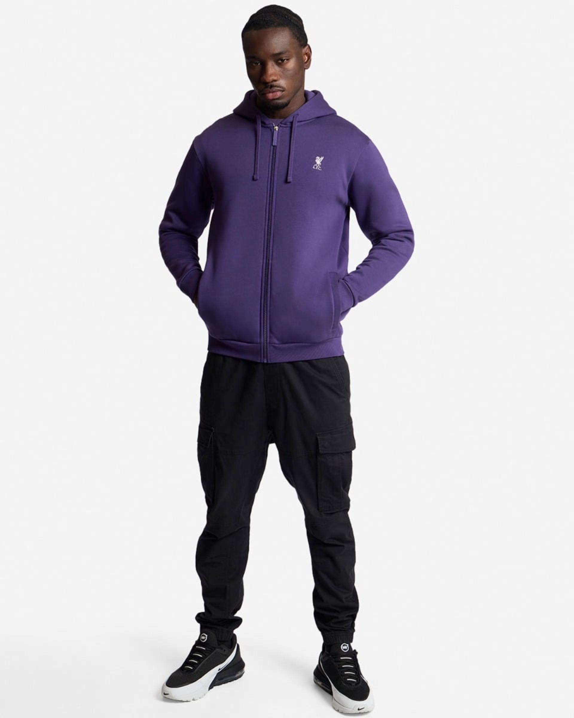 SWEAT À CAPUCHE ZIPPÉ VIOLET- 500 (Change Me) - Image 3