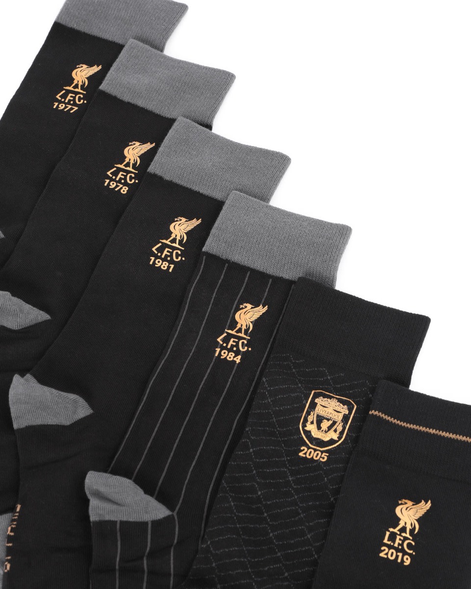 LFC Adults 6Pk European Champions Socks - Image 2