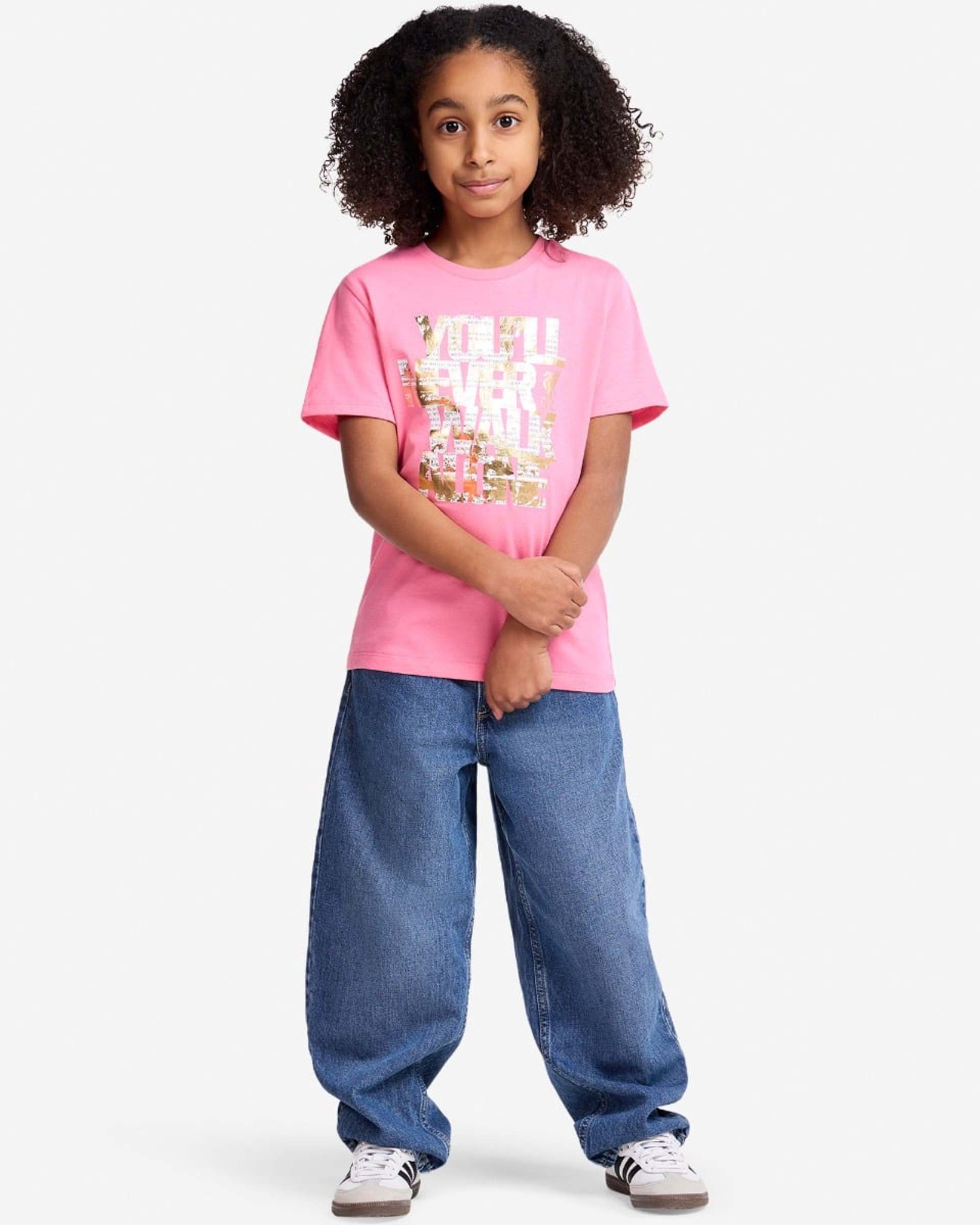 LFC Spædbørn YNWA Folie Tee Pink - Image 3