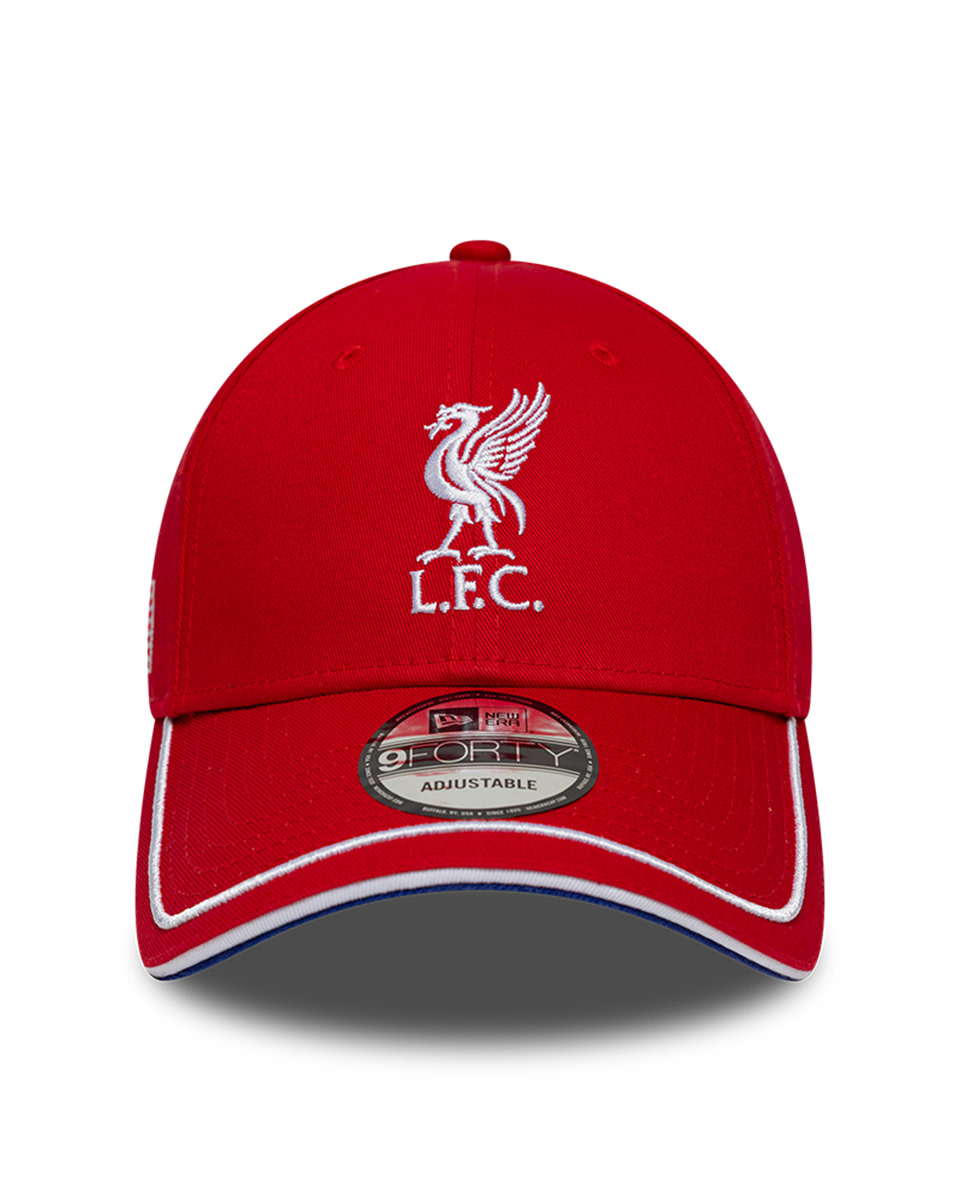 LFC New Era Adults USA 9FORTY Cap Red - Image 4