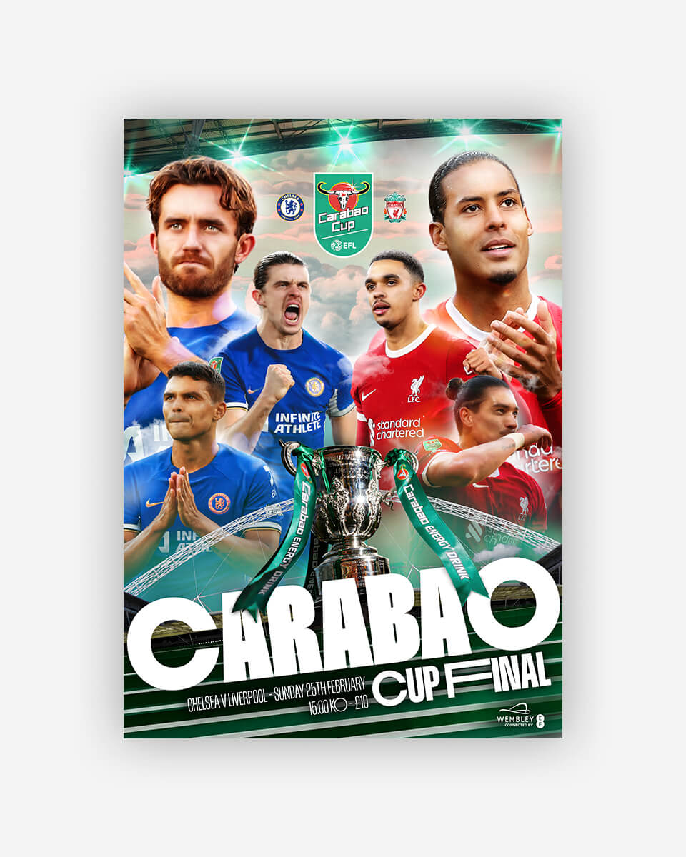 Carabao Cup Finalprogram 2024 - LFC mot Chelsea - 25/02/24 - Image 1