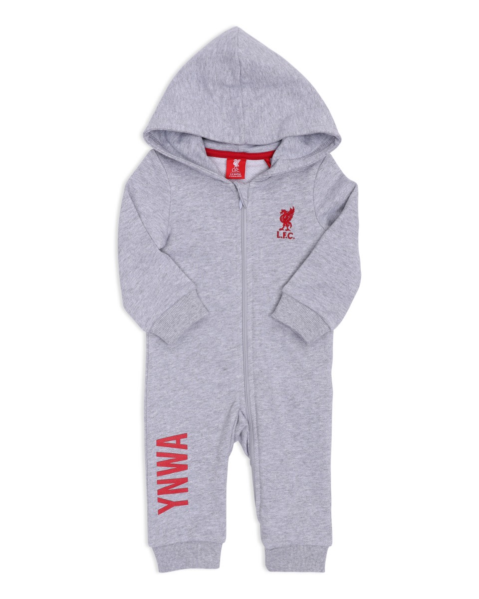 LFC Baby Zip Through Suit Grey - Image 1