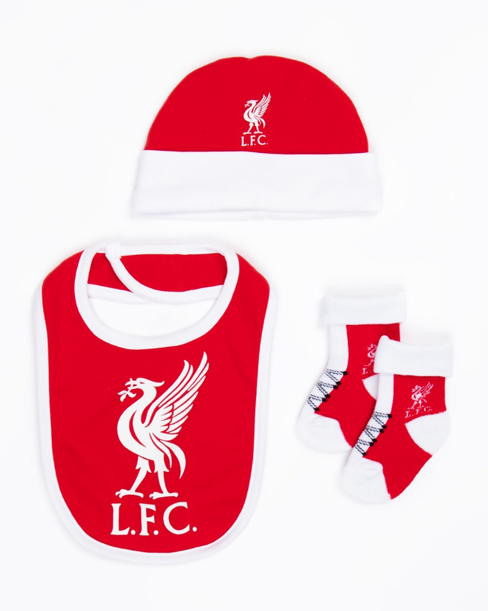 LFC Hat, Bib & Bootie Set - Image 1