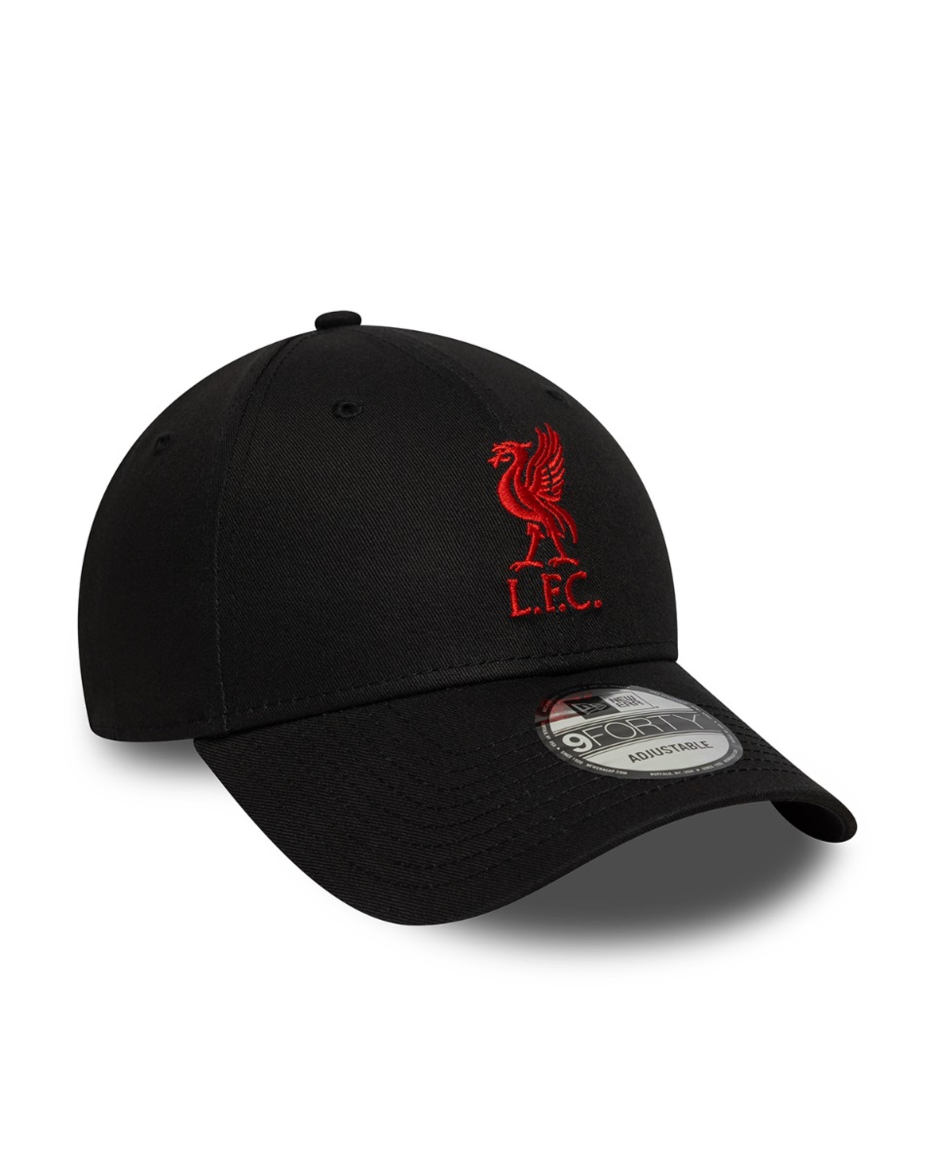 LFC New Era Core sort og rød 9FORTY justerbar hætte - Image 3