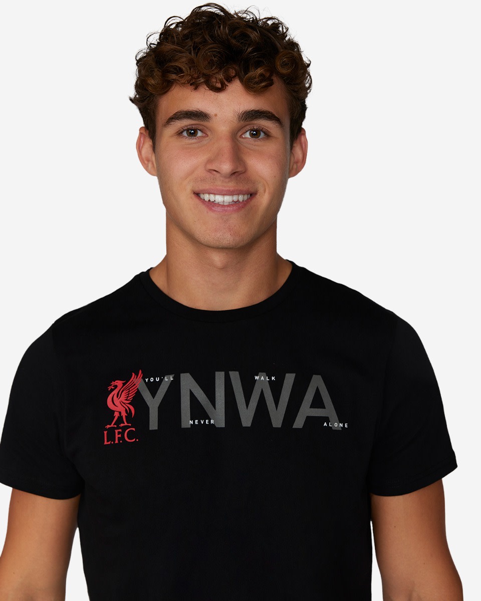LFC Mens YNWA Tee Black - Image 2