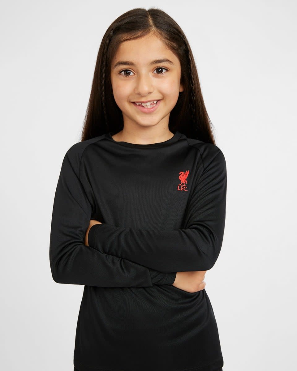 LFC Infant Long Sleeve Raglan Tee Black - Image 3