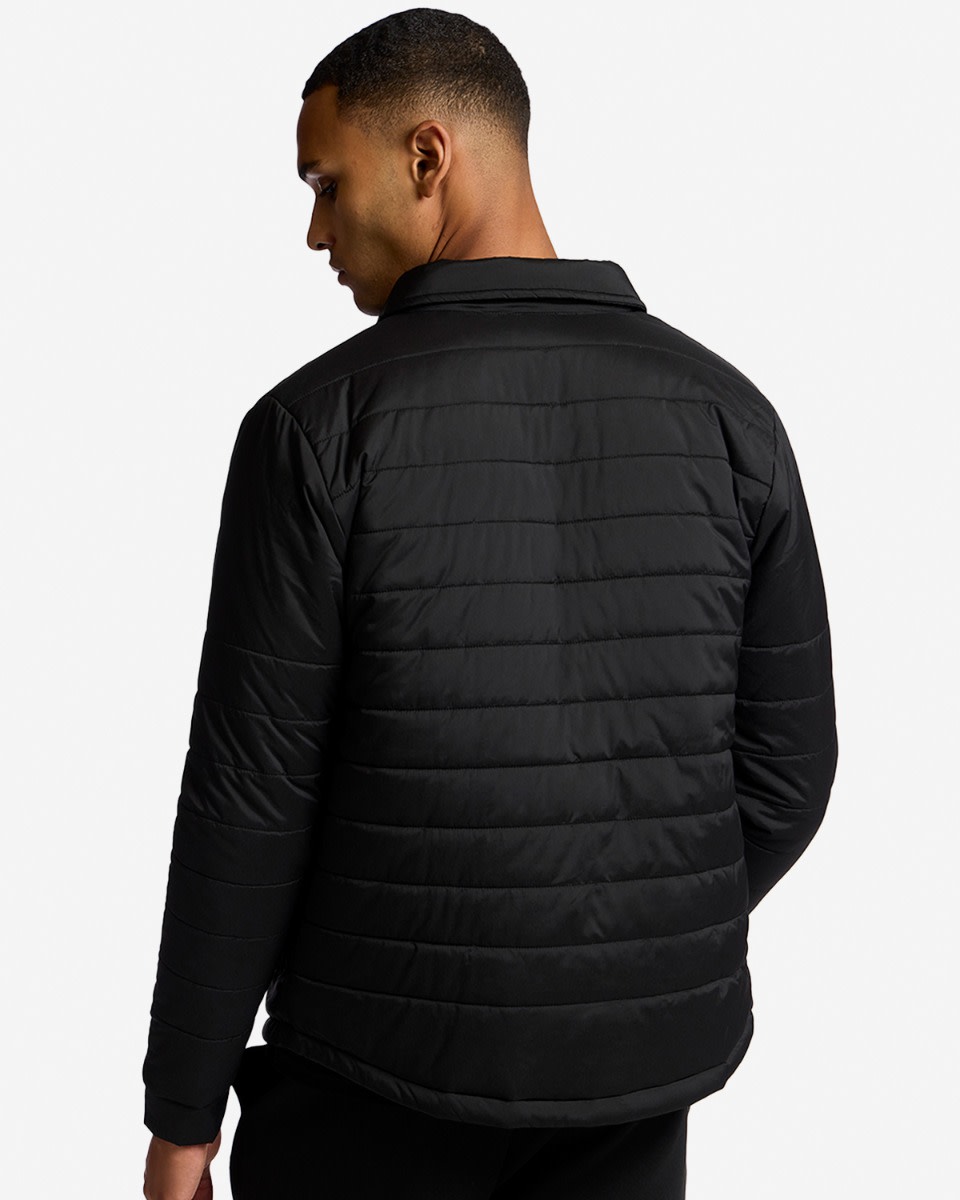 LFC Mens Padded Shacket Black - Image 2