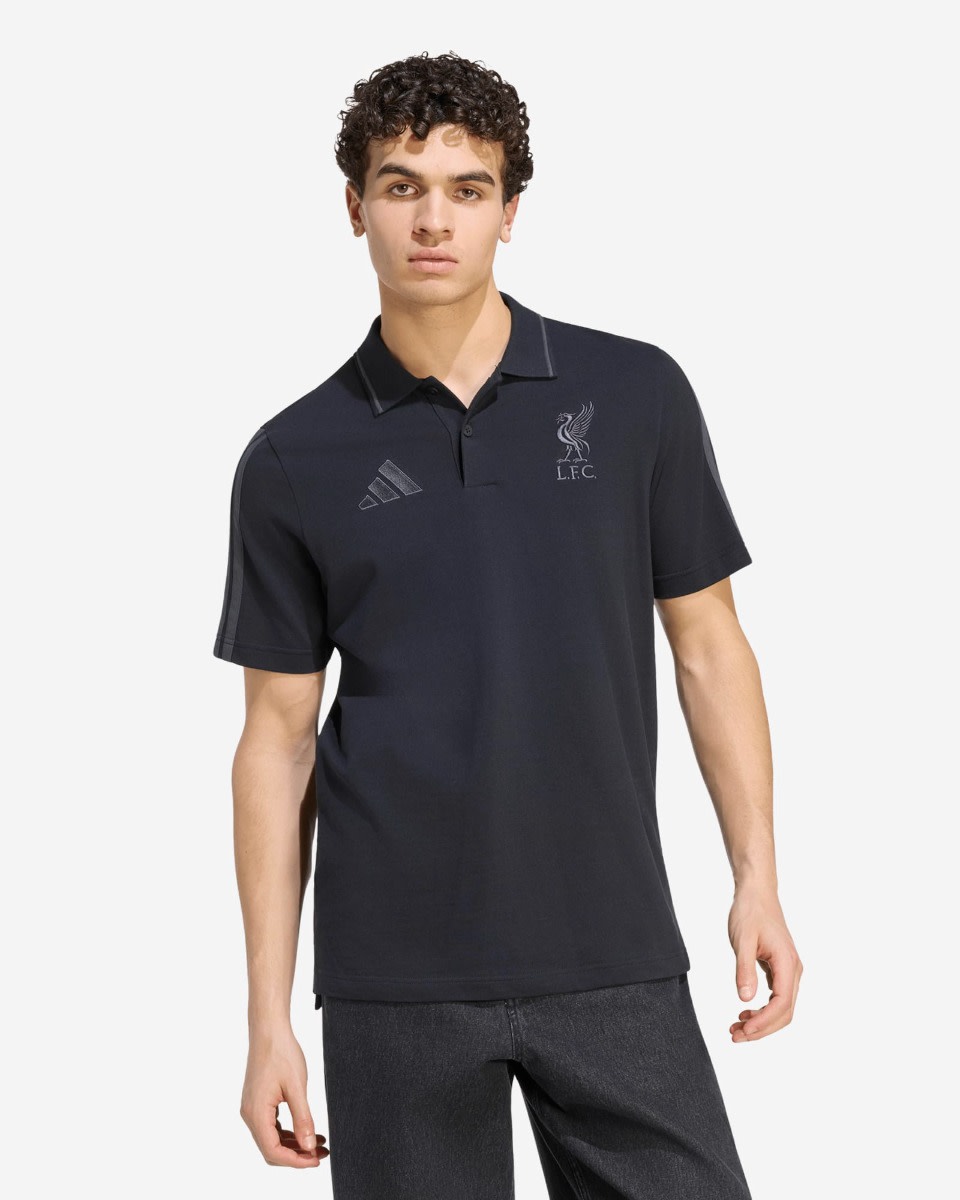 LFC adidas DNA Polo für Erwachsene 26/27 Schwarz - Image 1