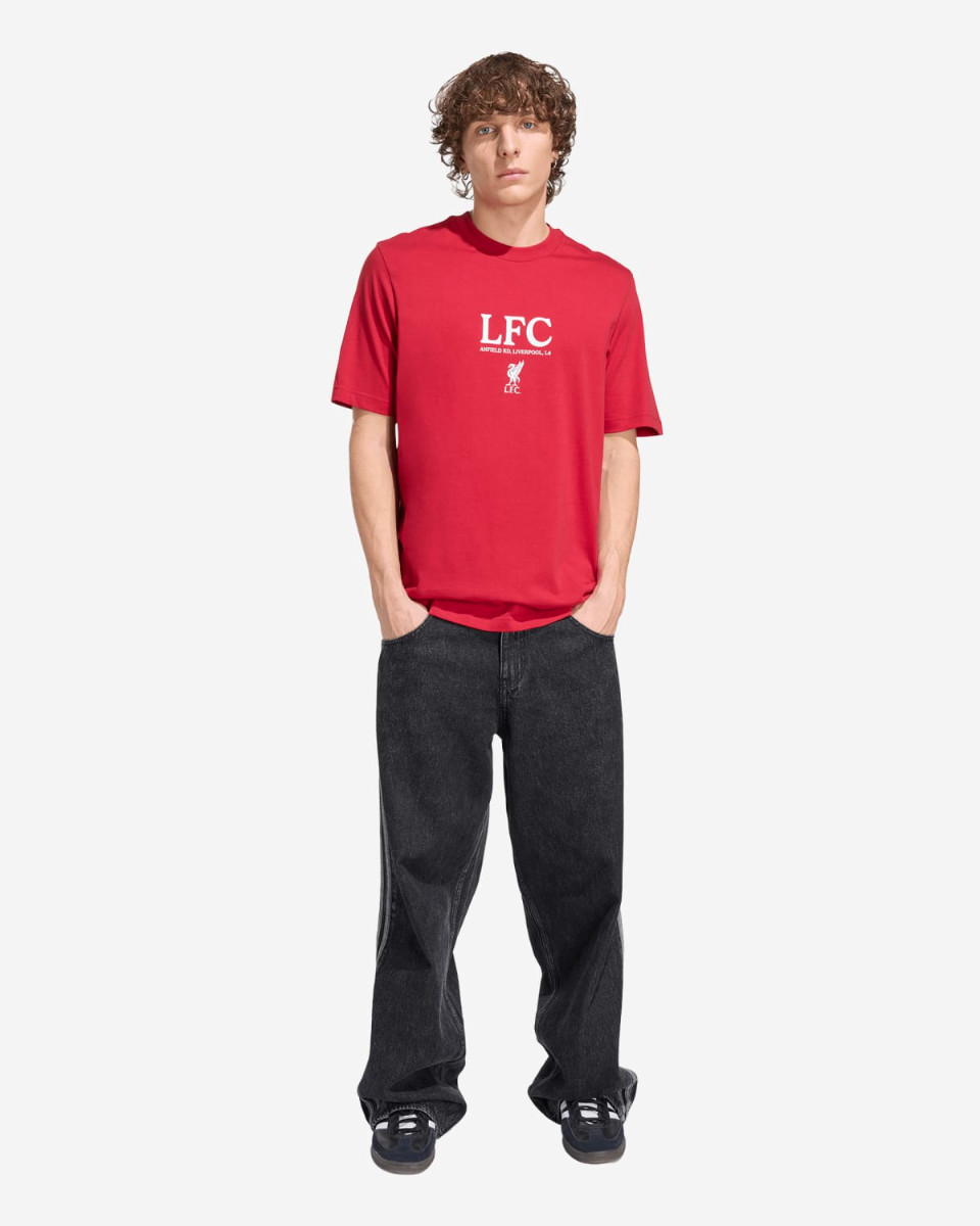LFC adidas Herr Seasonal Graphic Tee Röd - Image 3