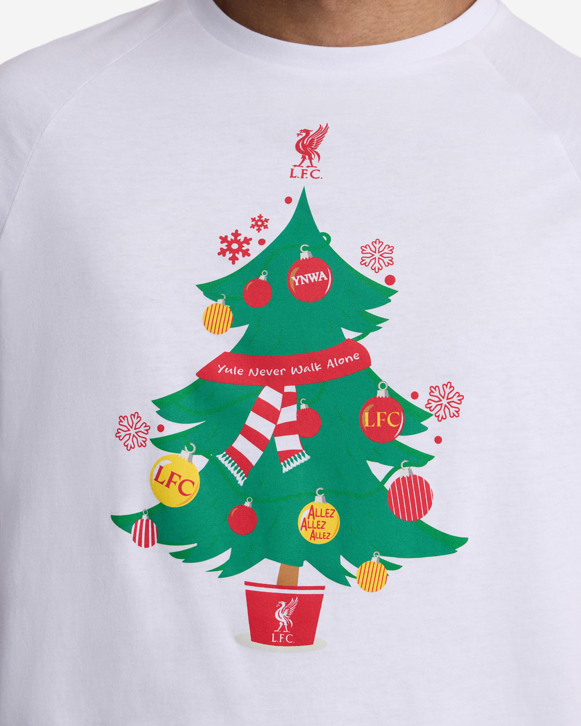 Pijama navideño LFC para hombre, color rojo - Image 4