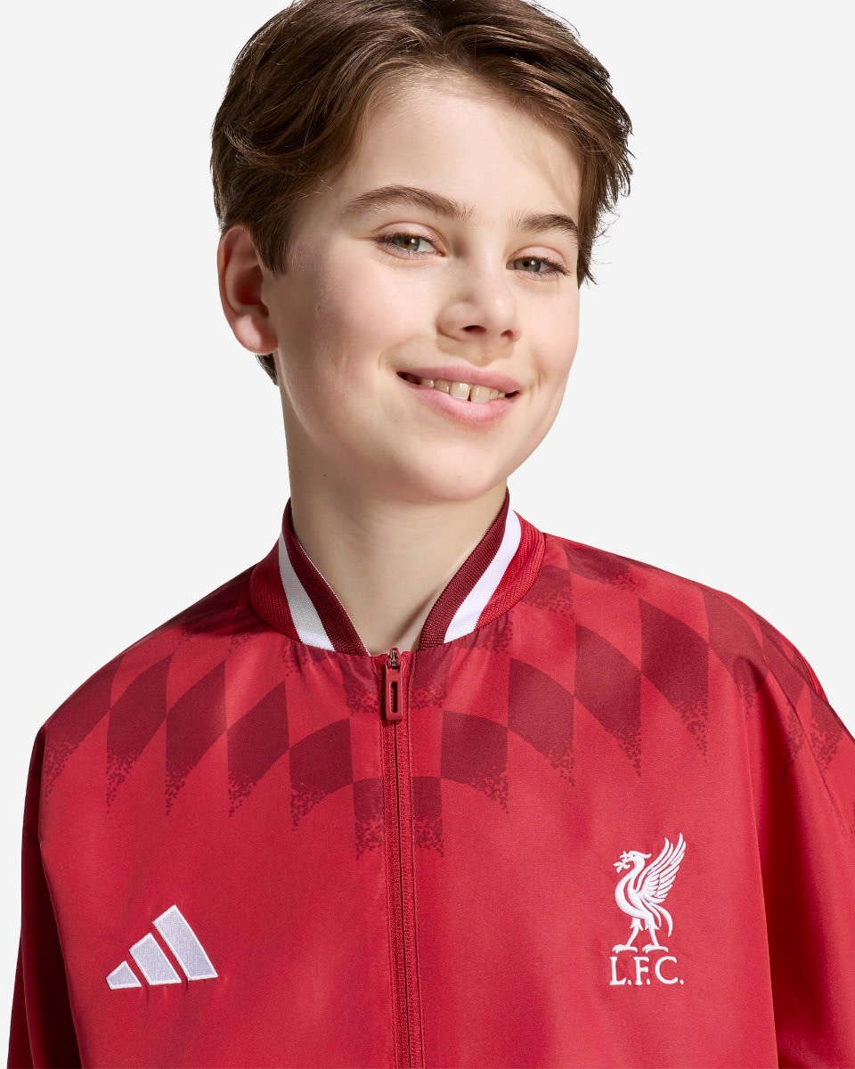 LFC adidas Stadium Track Top für Jugendliche 26/27, Aktiv, kastanienbraun - Image 4