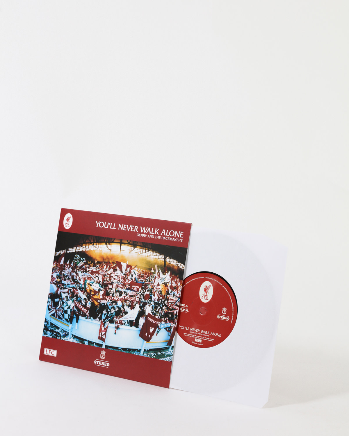 LFC ユー・ネヴァー・ウォーク・アローン 7インチビニールレコード - Image 2