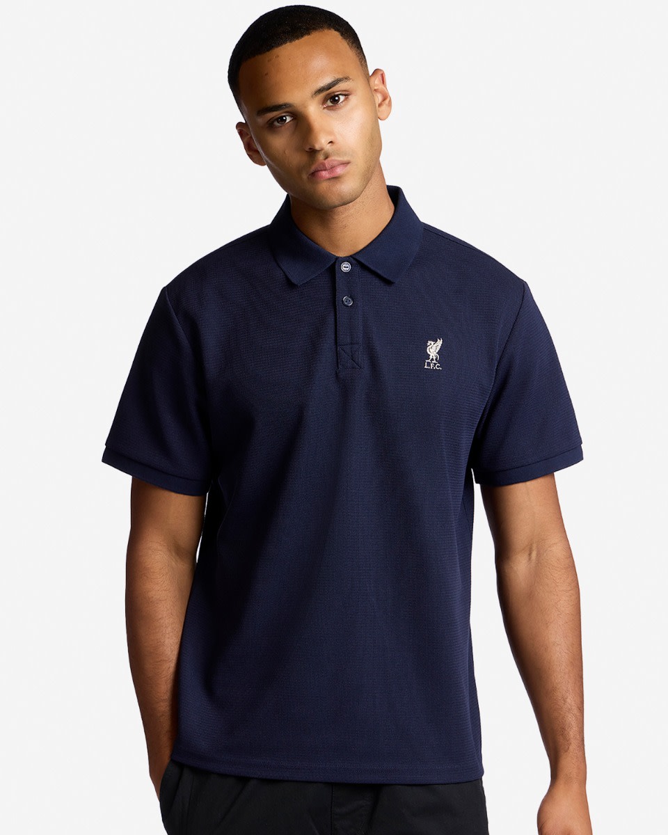 เสื้อโปโลผู้ชาย LFC สีกรมท่า - Image 1