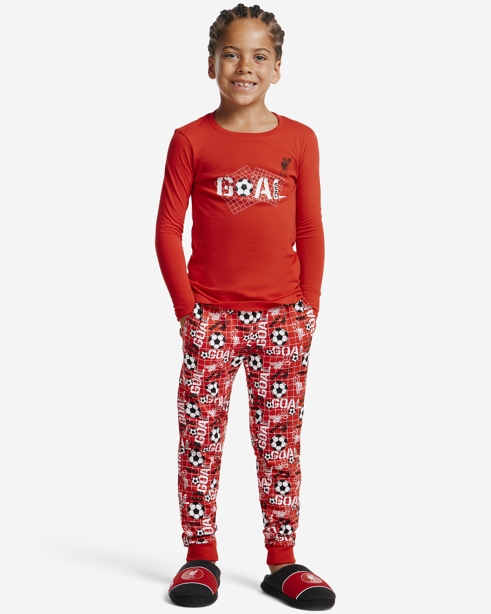 ชุดกระโปรงยาวยาวของ LFC Juniors สีแดง - Image 1