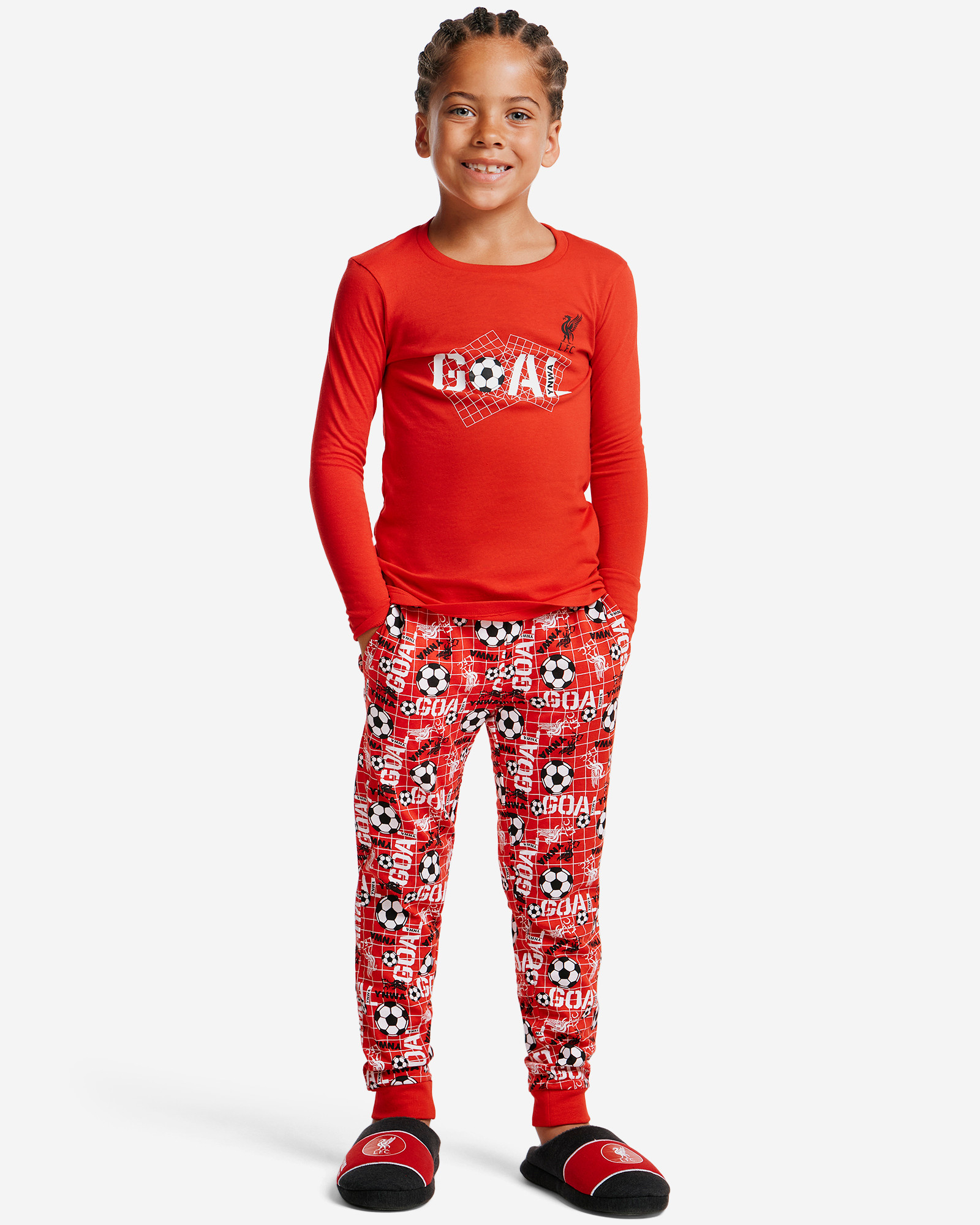 LFC Juniors Goal Long Pyjama-Set Rot - Image 1