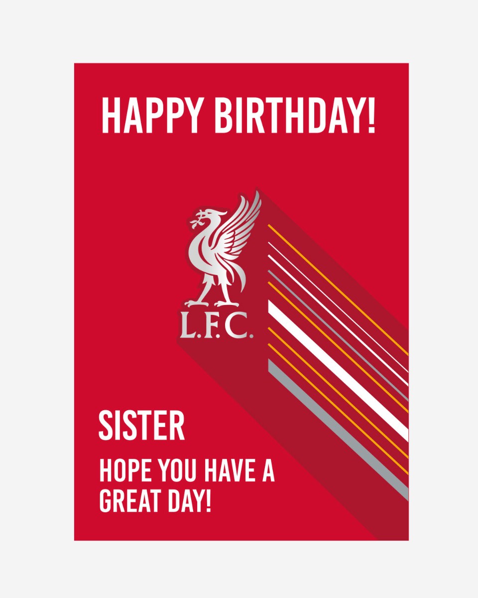 LFC Happy Birthday Sister Card - Image 2