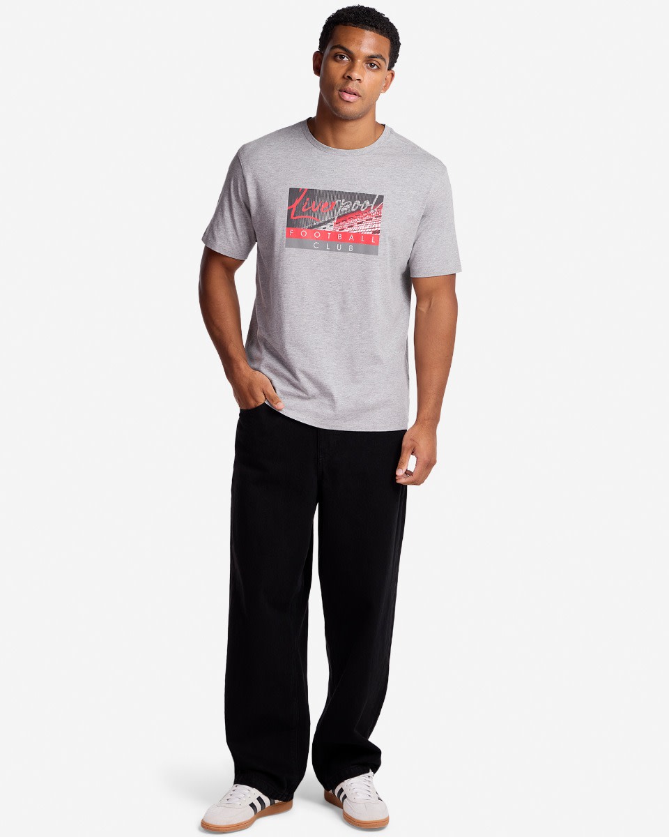 LFC Mens Seating Stadium Tee Grey - Image 3