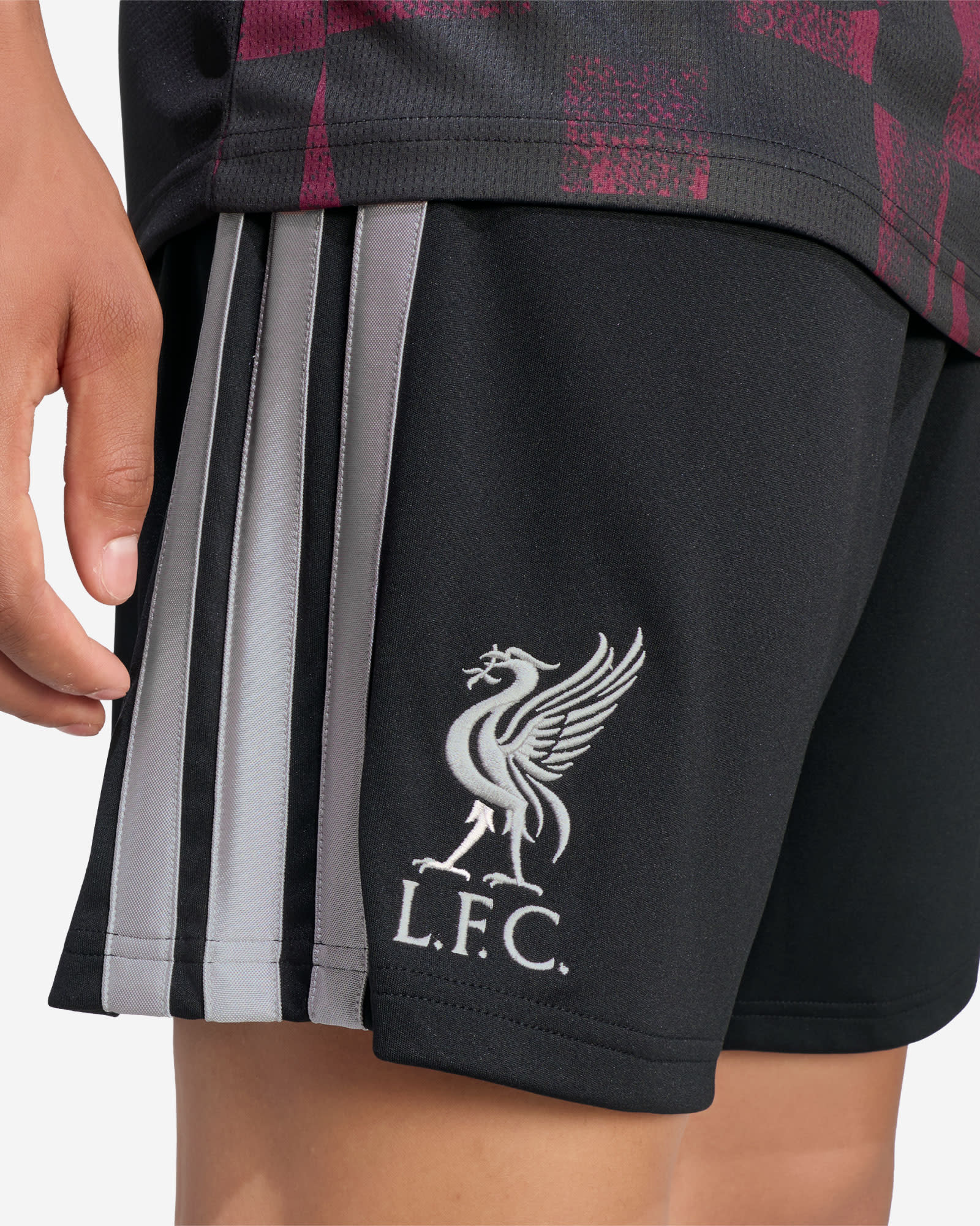 LFC adidas Mens 26/27 Third Shorts - Image 4