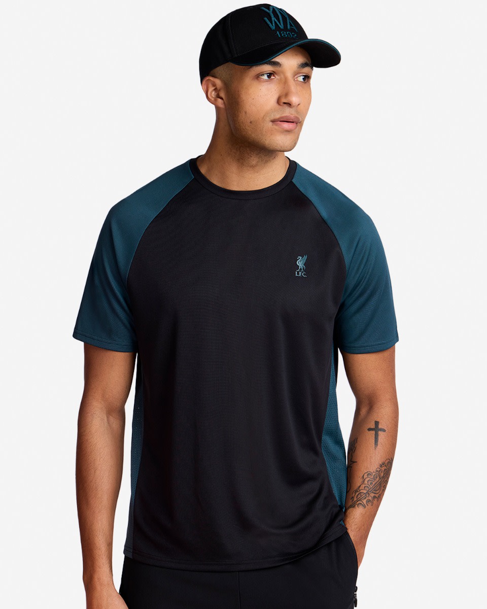 LFC メンズラグランTシャツブラック&グリーン - Image 1