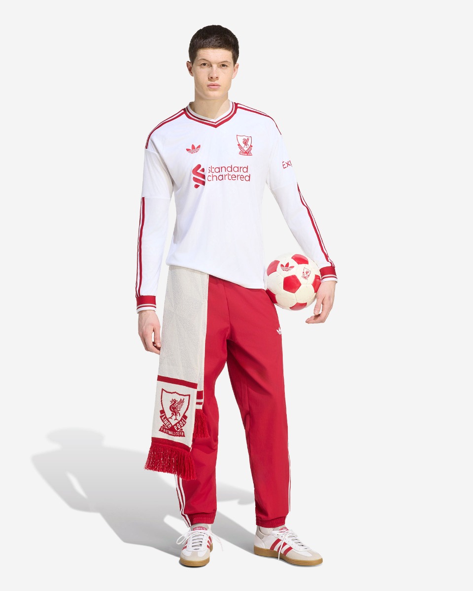 LFC adidas Mens 26/27 Long Sleeve Away Jersey