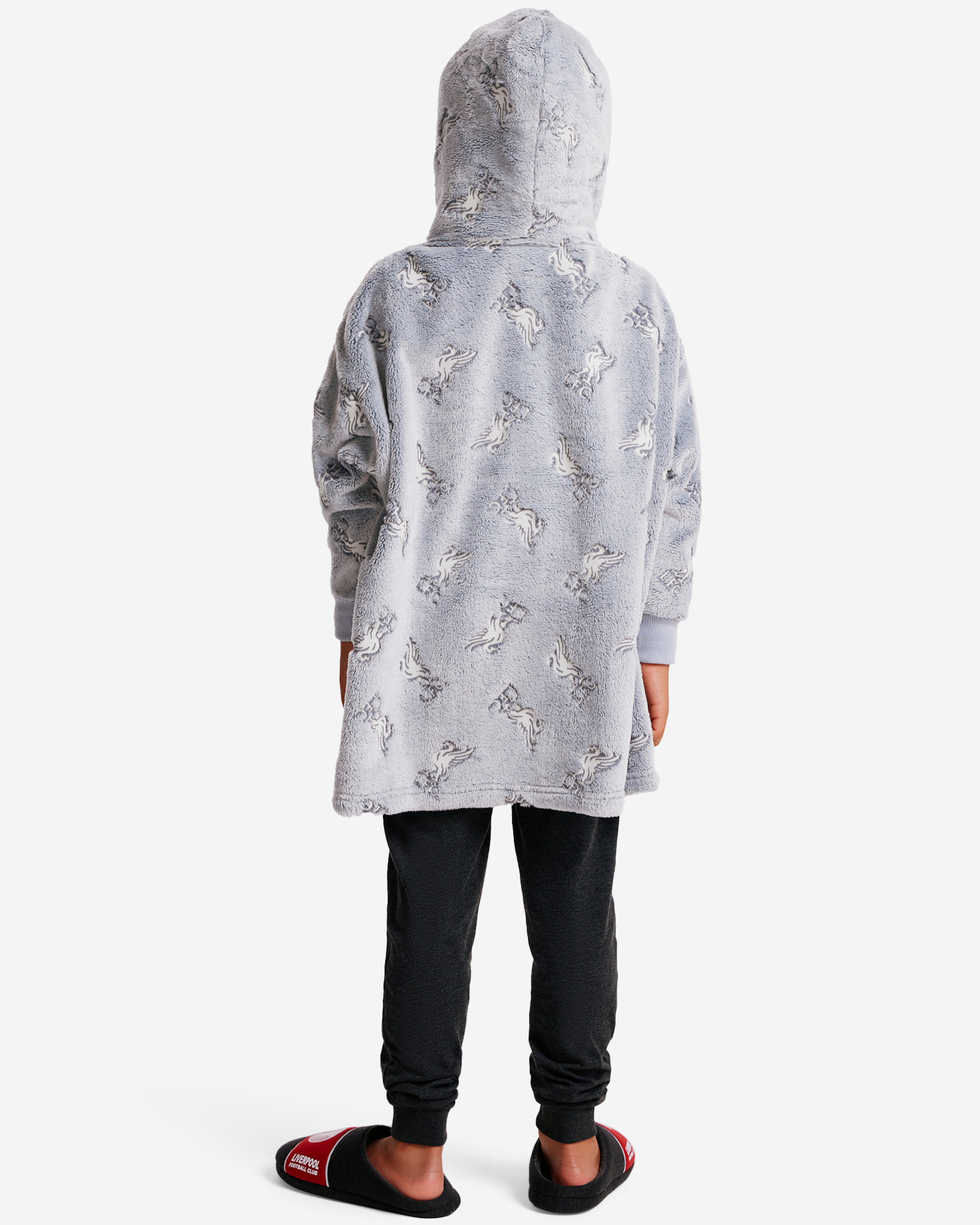 LFC Juniors Kapuzenpulli mit Glow In The Dark All-Over-Print, Grau - Image 3