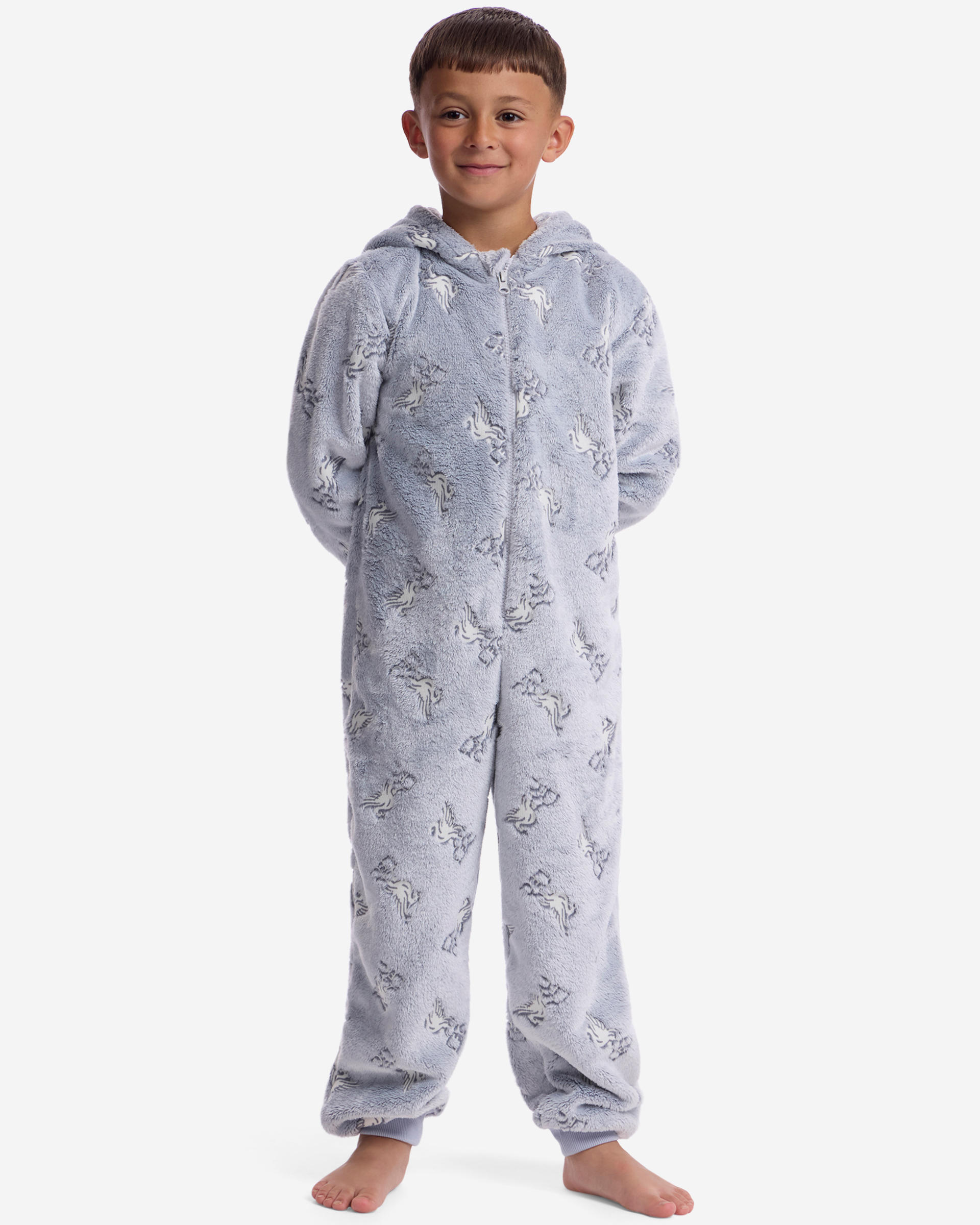 LFC Juniors Unisex Glow In The Dark Onesie สีเทา - Image 2